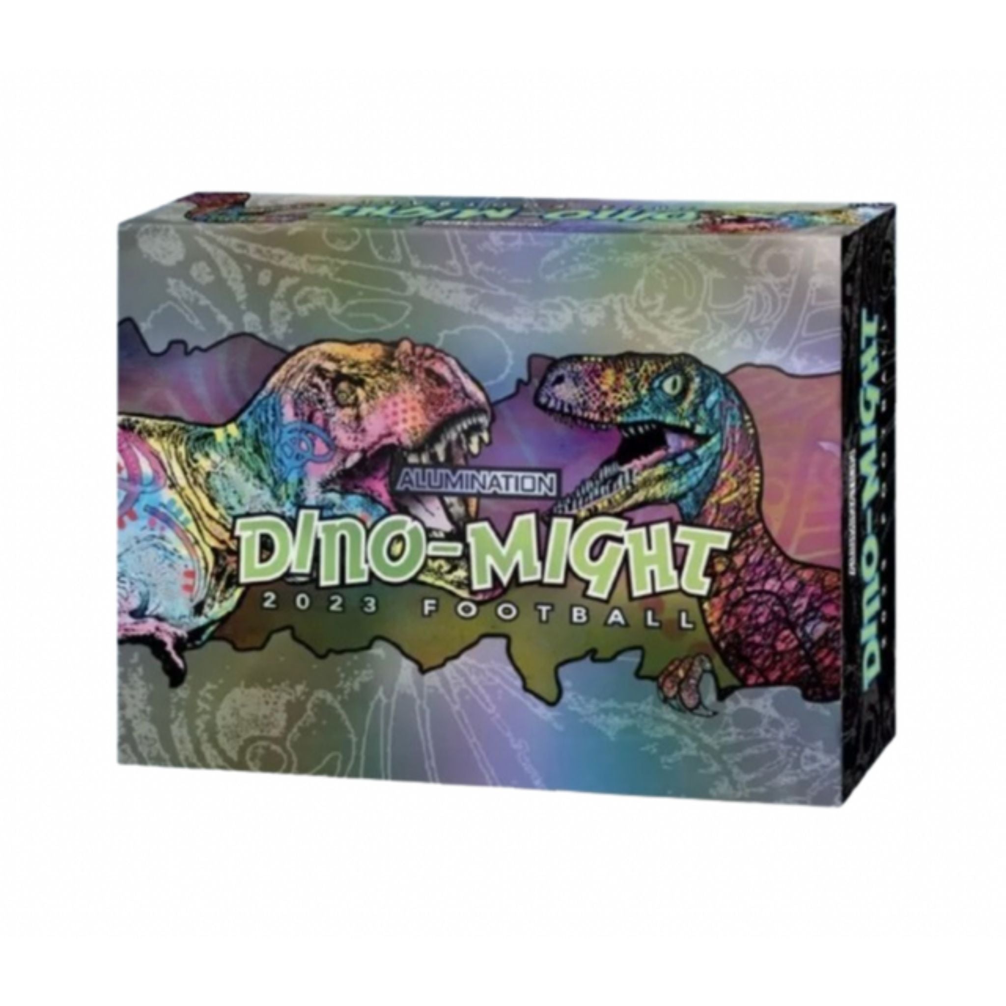 2023 Wild Card Alumination Dino-Might Football Hobby Box