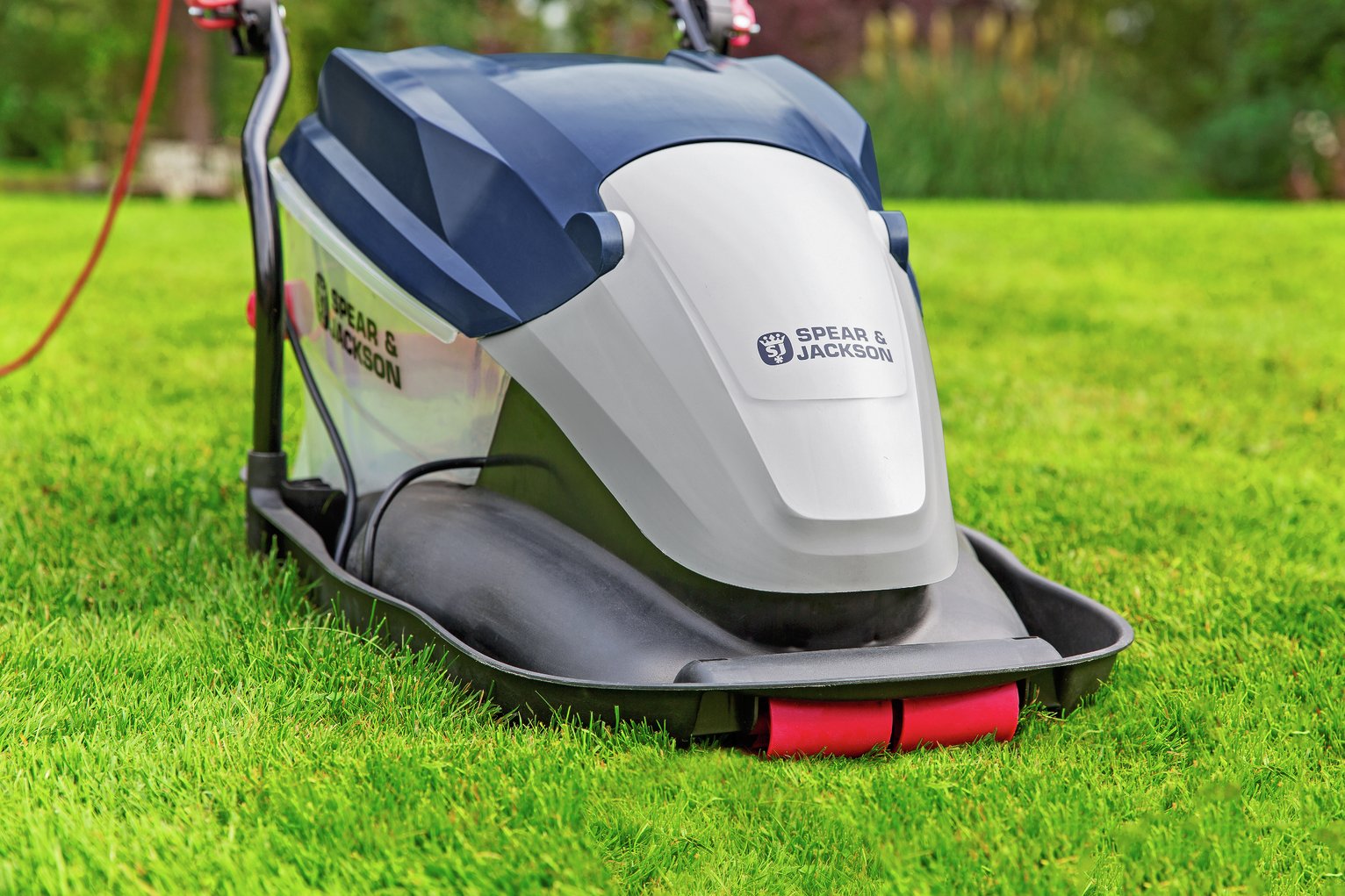 S&J 33cm Electric Hover Collect Lawnmower - 1900W — view 8