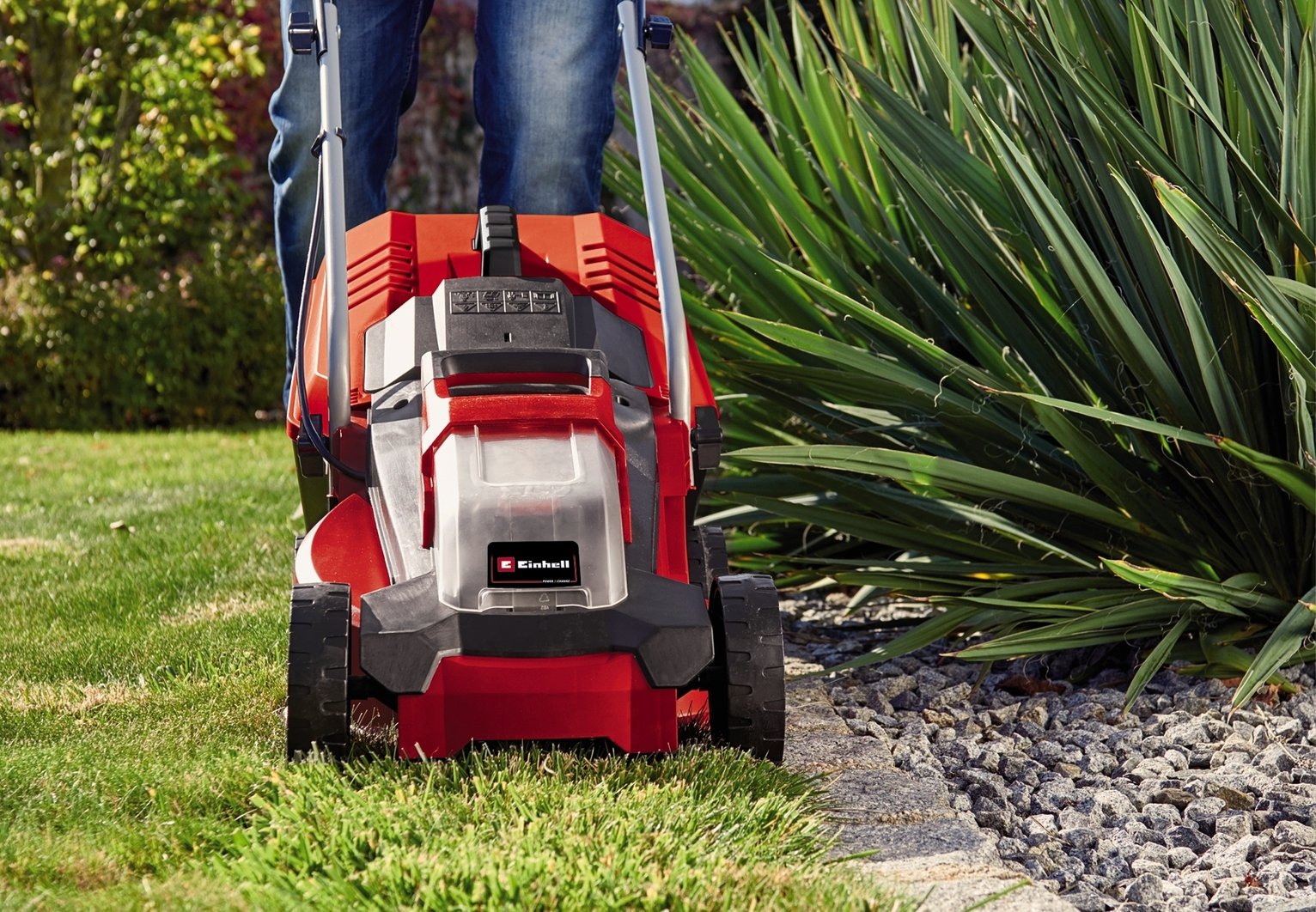 Einhell 30cm Cordless Rotary Lawnmower - 18V — view 10