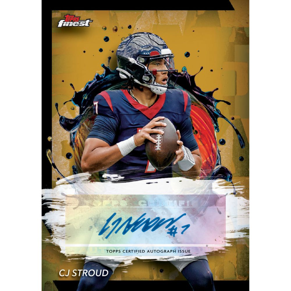 2024 Topps Finest Football Hobby Box — view 3