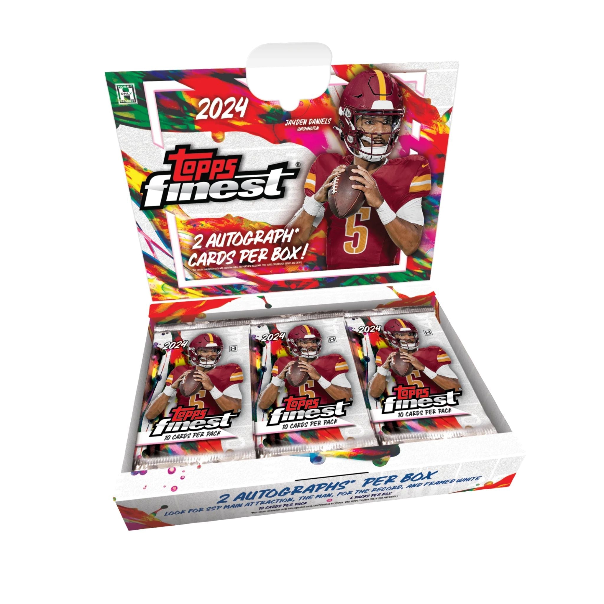 2024 Topps Finest Football Hobby Box — view 10