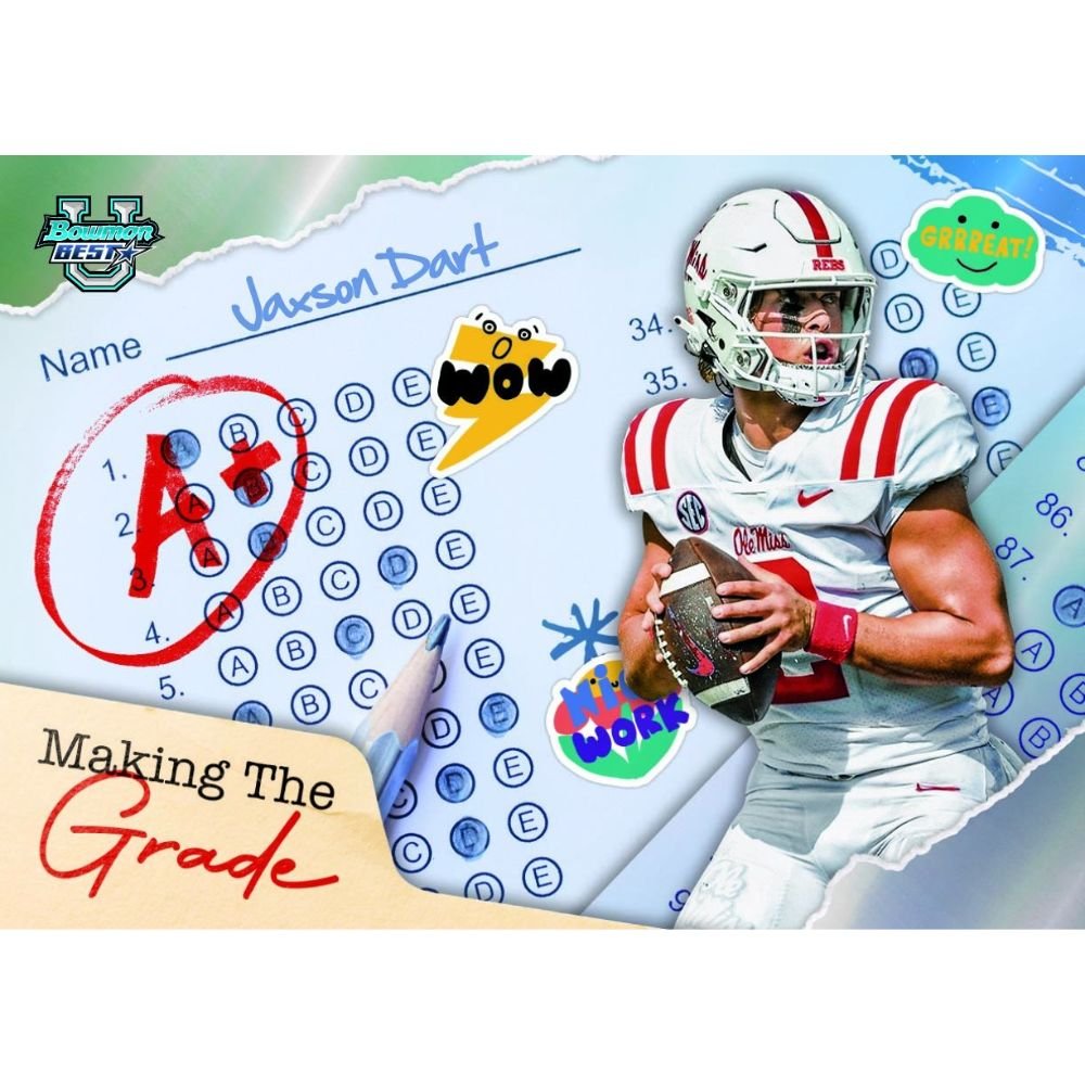 2024 Bowman University Best Football Hobby Box — view 3