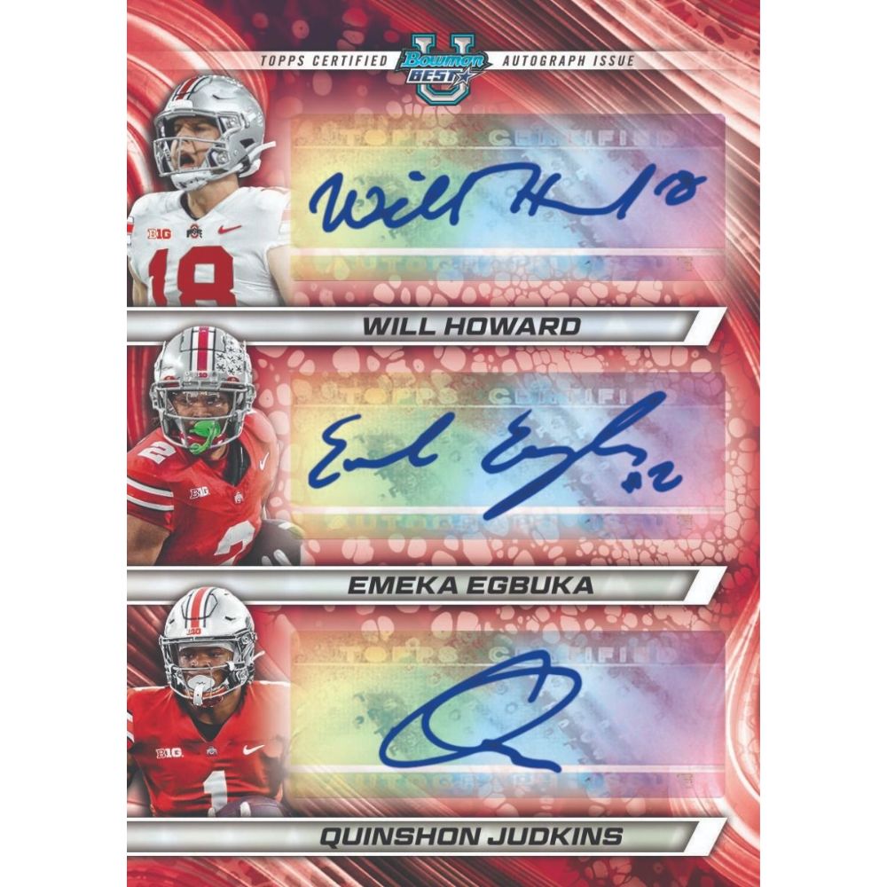 2024 Bowman University Best Football Hobby Box — view 7