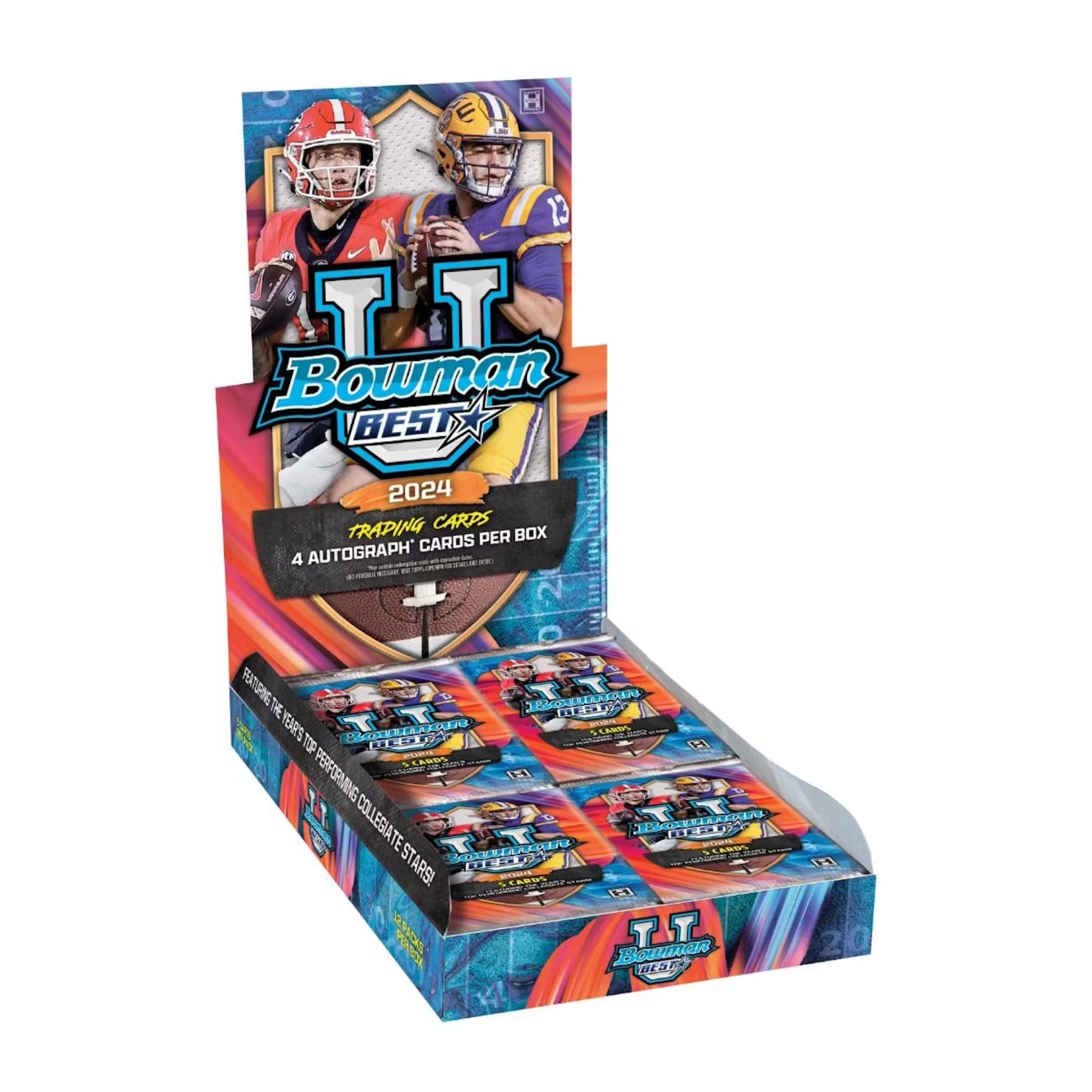 2024 Bowman University Best Football Hobby Box — view 8