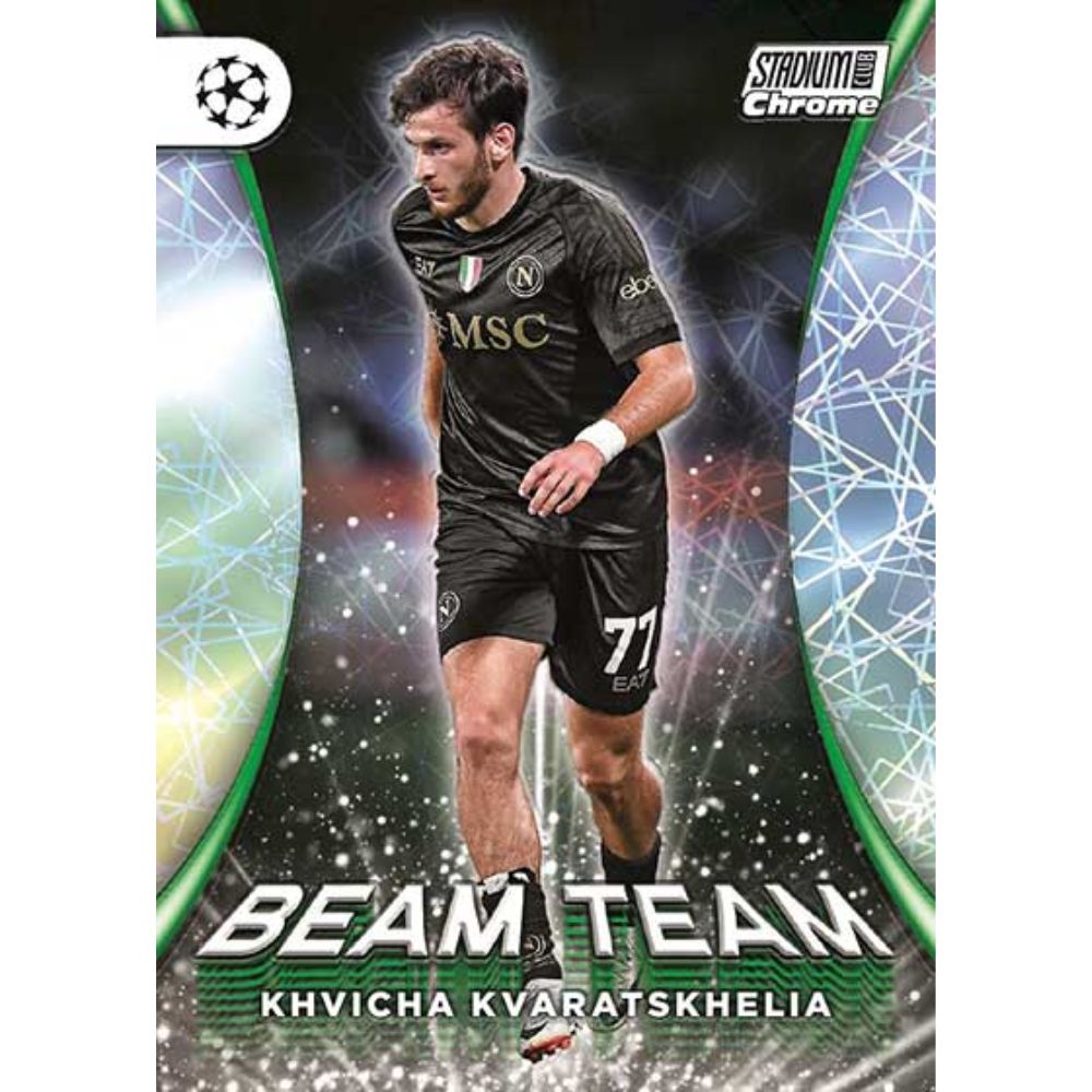 2023/24 Topps Stadium Club Chrome UEFA Club Competitions Soccer Hobby Box — view 3