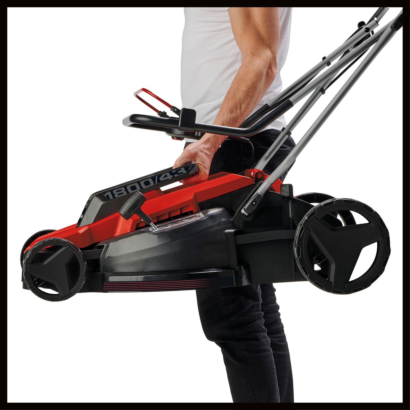 Einhell 43cm Corded Electric Rotary Lawnmower - 1800W — view 5