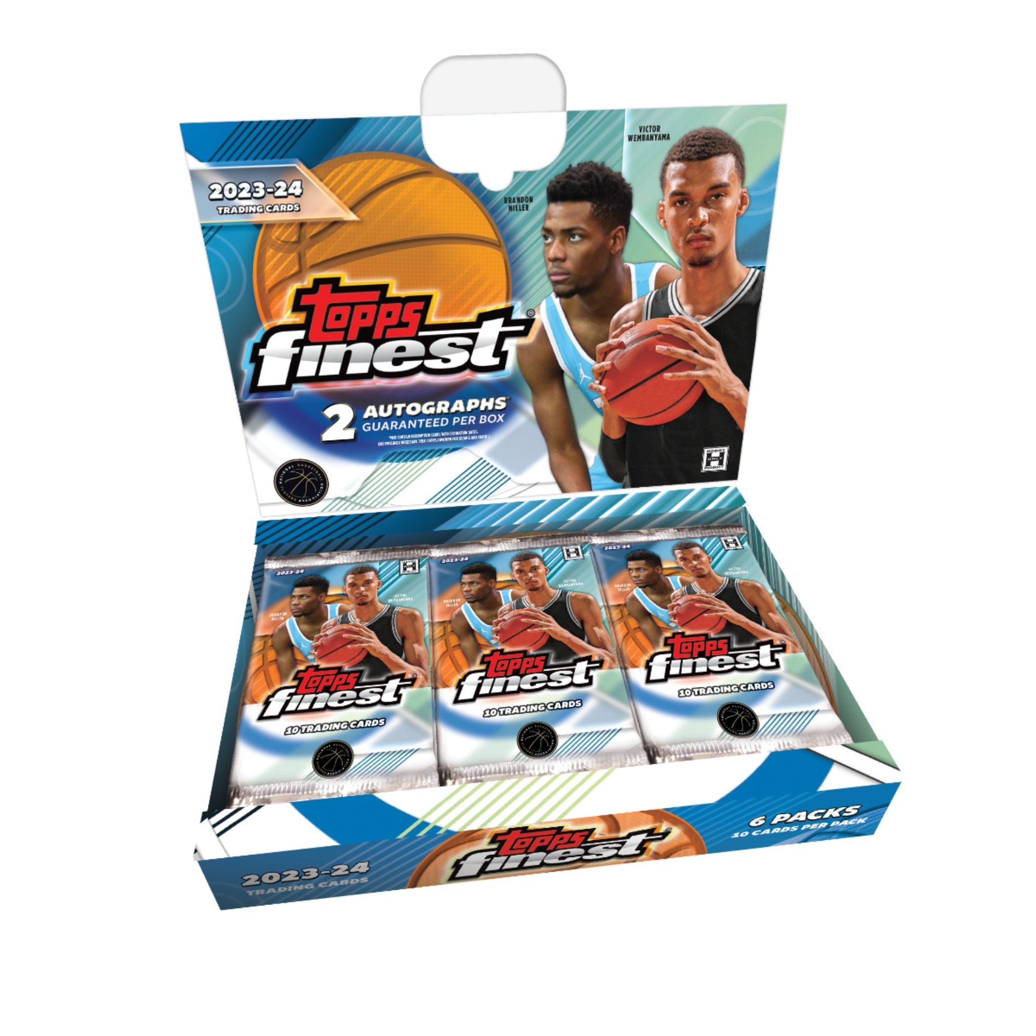 2023/24 Topps Finest Basketball Hobby Box — view 10