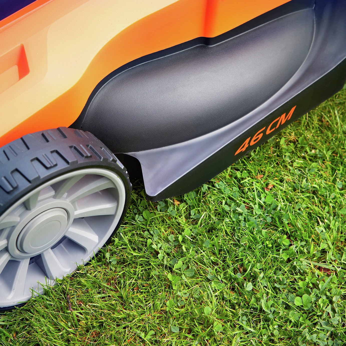 LawnMaster 46cm Cordless Rotary Lawnmower with 2 Sets of Batteries - 48V — view 5