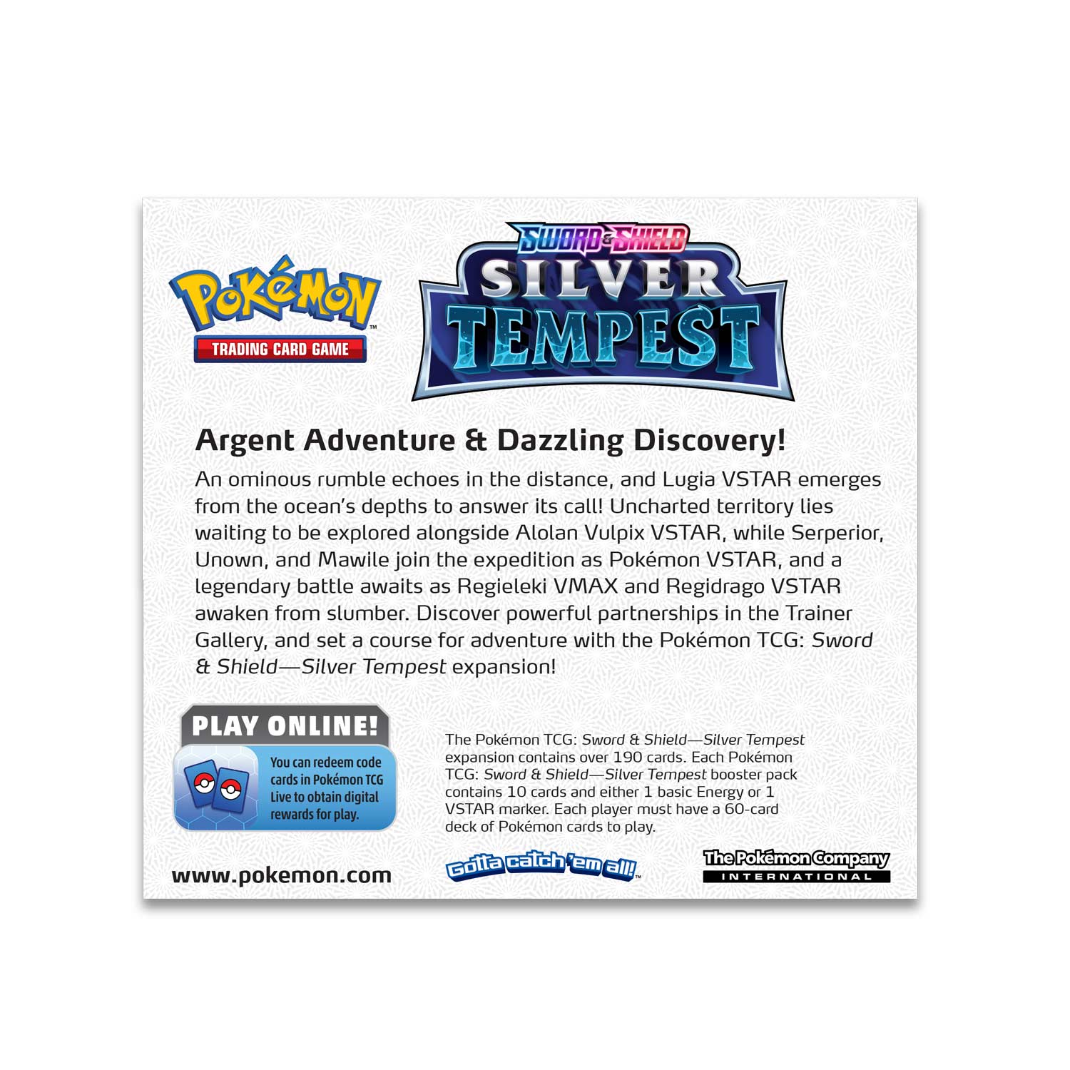 Pokemon TCG: Silver Tempest Booster Box — view 4