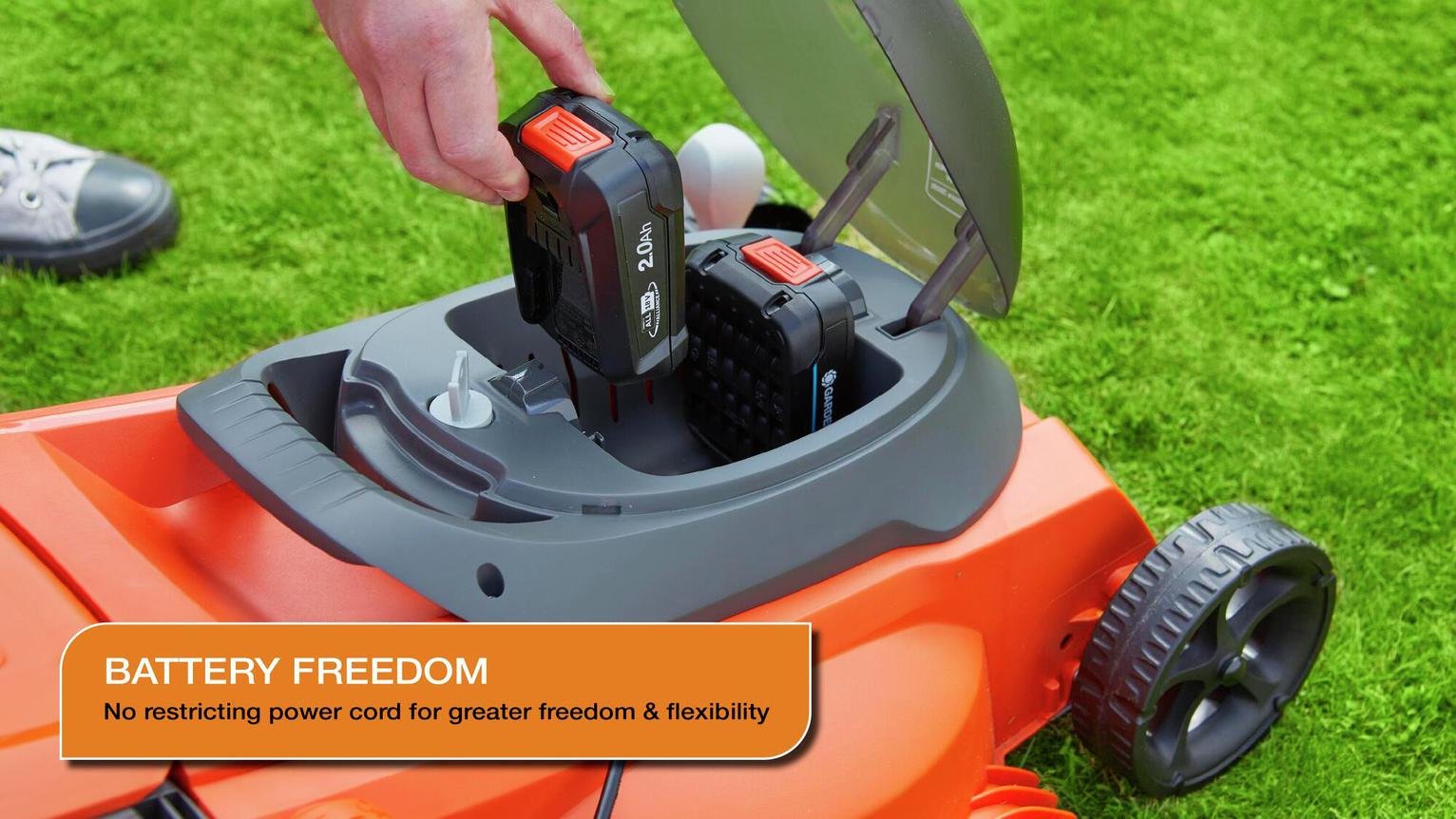 Flymo EasiStore 380R 38cm Cordless Wheeled Lawnmower - 36V — view 3