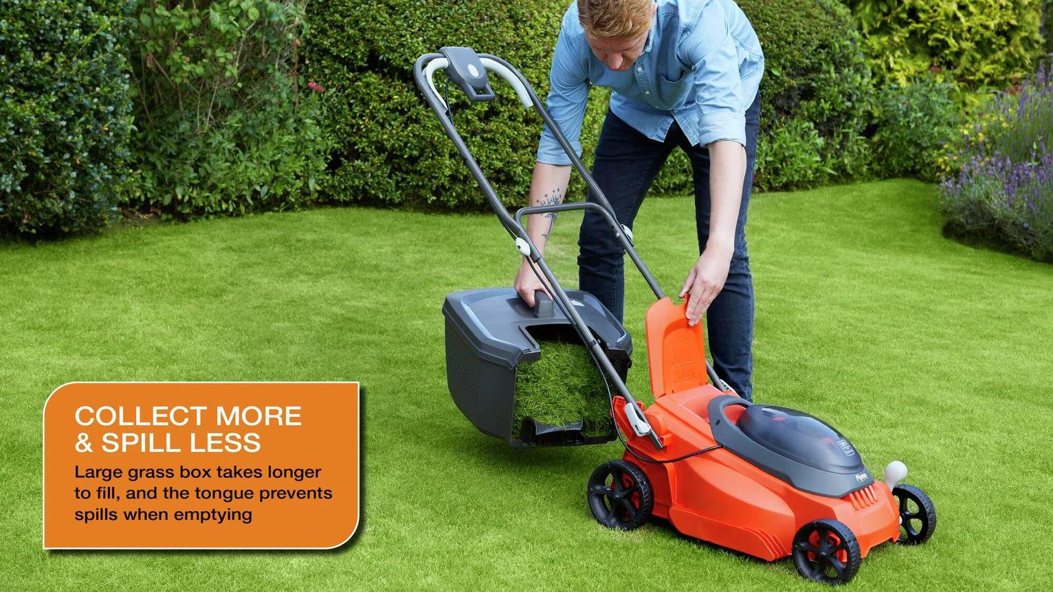Flymo EasiStore 380R 38cm Cordless Wheeled Lawnmower - 36V — view 5