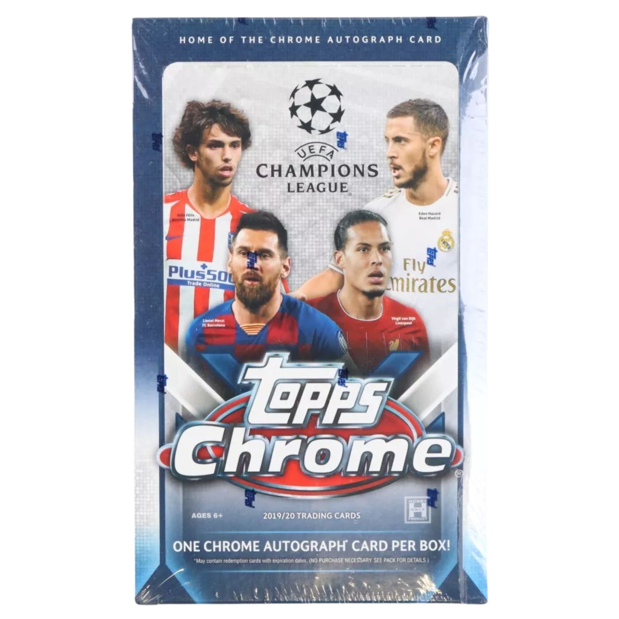 2019/20 Topps Chrome UEFA Champions League Soccer Hobby Box
