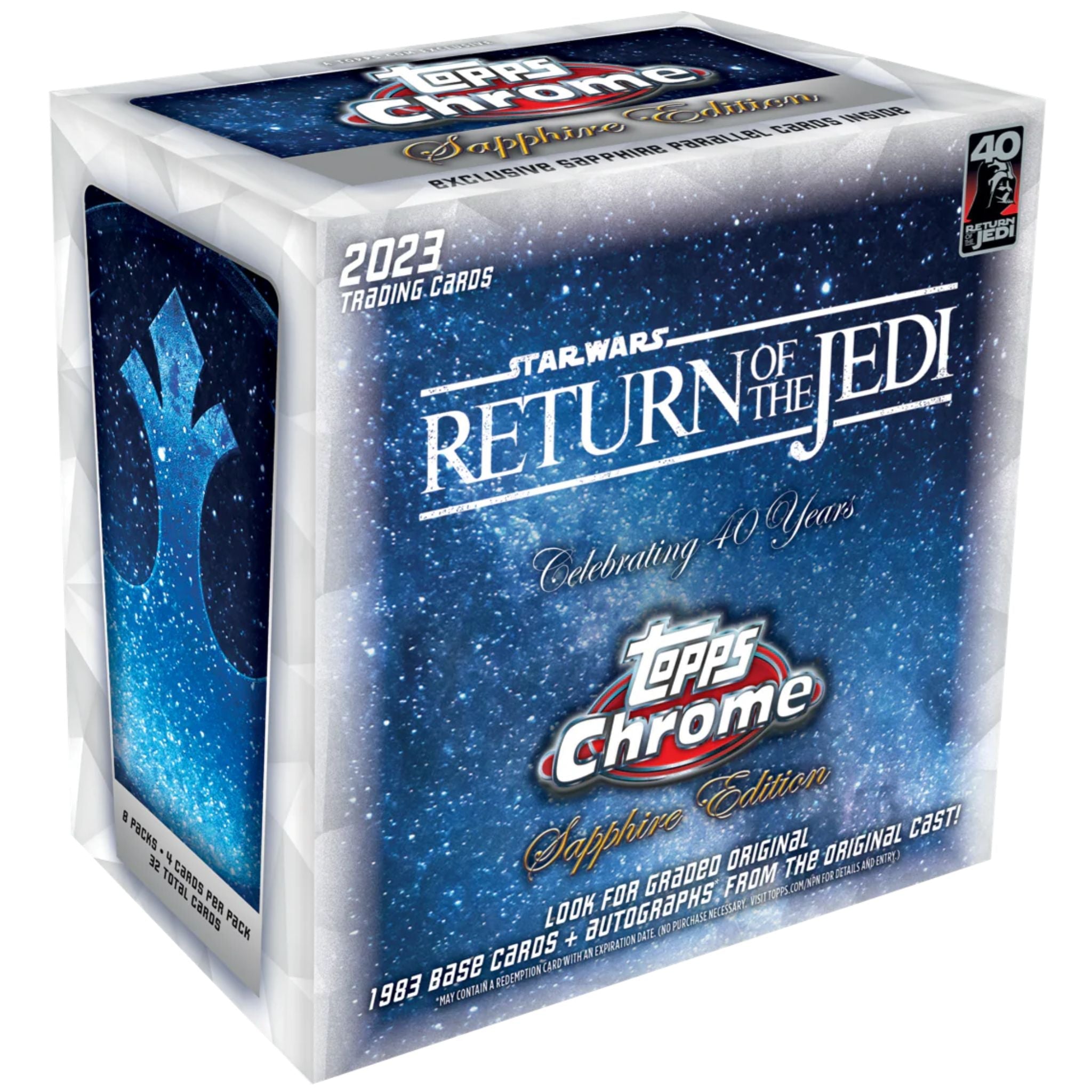2023 Topps Star Wars Return of the Jedi Chrome Sapphire Edition Box